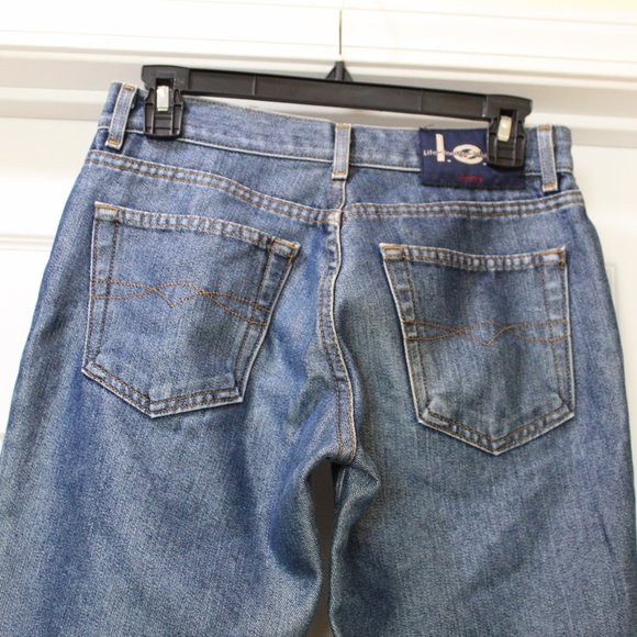 l.e.i. Shiny Flare Jeans Size 5 Vintage - Picture 6 of 13